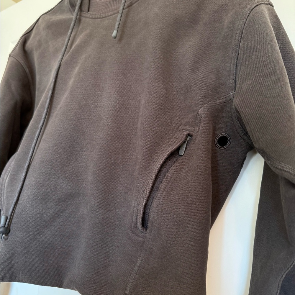 Lululemon Cool Crescent Hoodie Gray - crop sweatshirt - Picture 5 of 7
